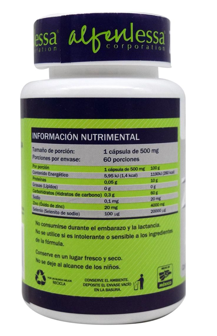 ZINC + SELENIO 60 capsulas